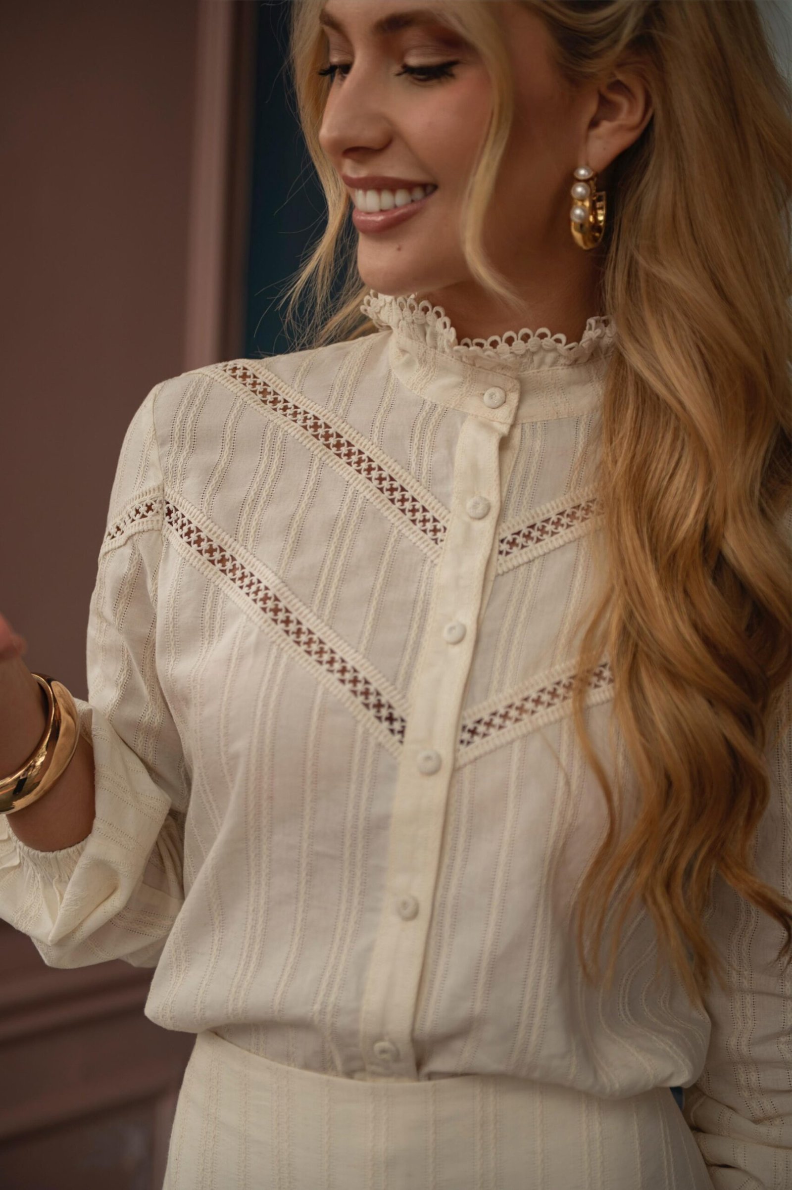 Conjunto em Voil de Algodão Maquinetado - Imagem 7